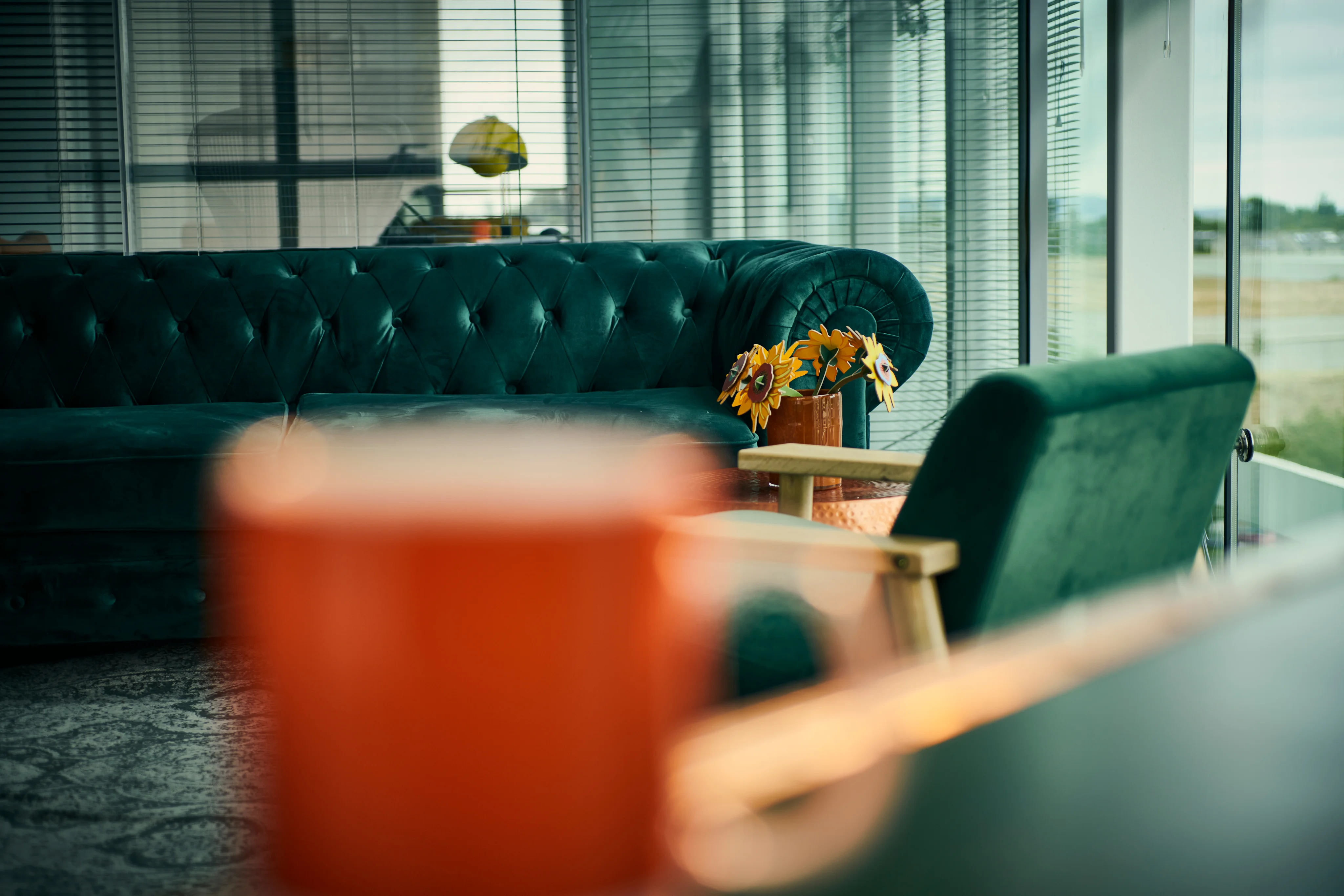 Landing page background