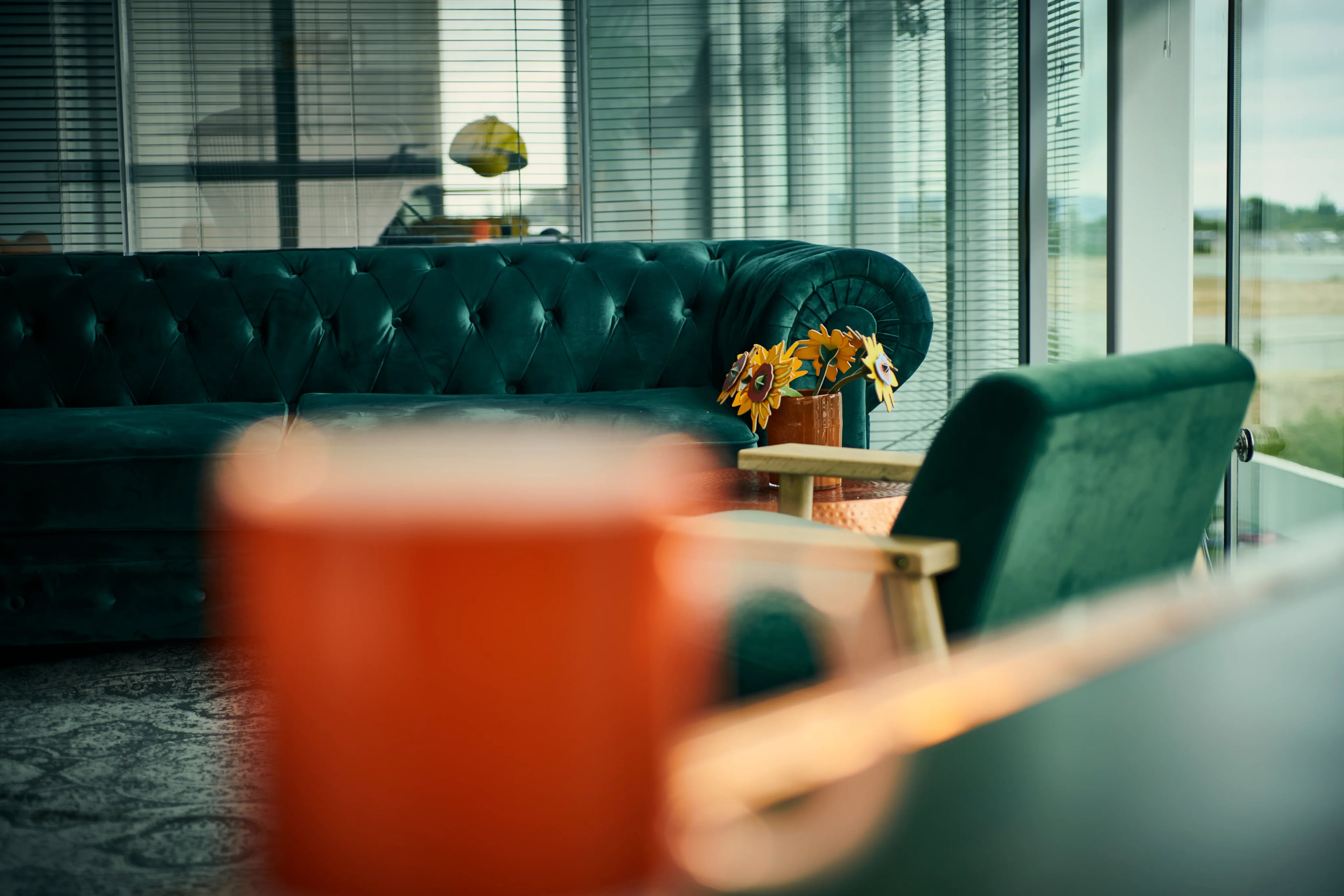 Landing page background